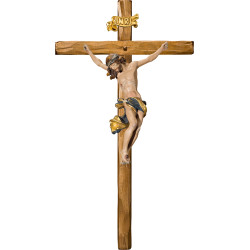 Cristo Barroco en cruz recta